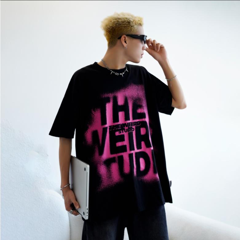 LOCAL BRAND Áo thun The Weird Phong Cách Unisex Form Rộng ATK803 7