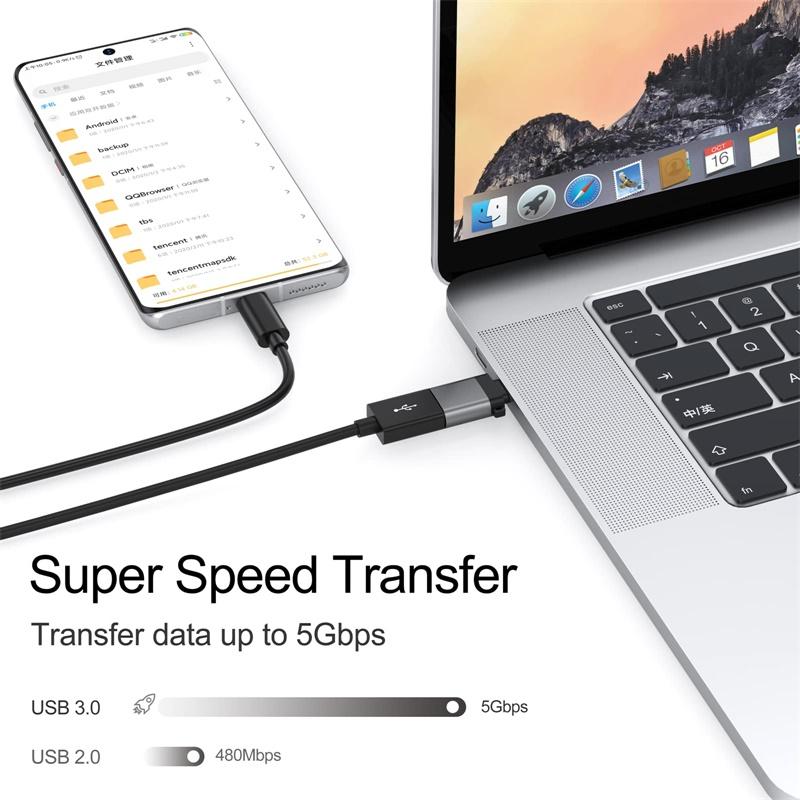 Product Introduction of Cáp chuyển đổi OTG USB sang type-C ip, truyền giữ liệu sang điện thoại. 2