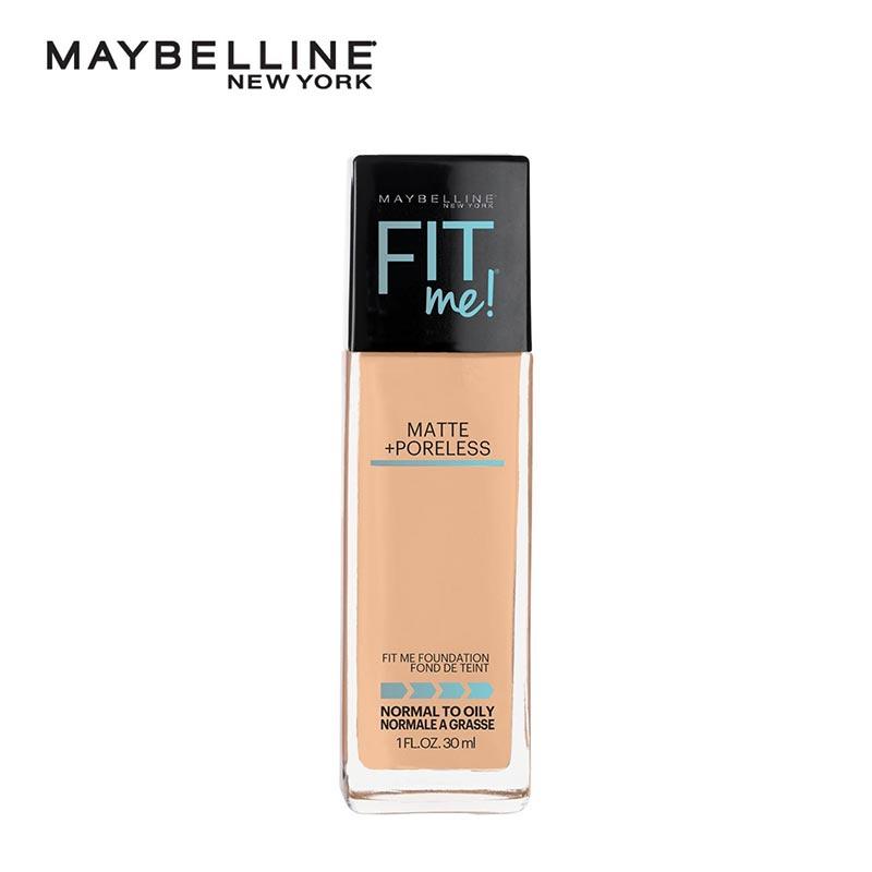Maybelline Fit Me Matte + Poreless #220 Liq Matte Foundation MakeUp 1