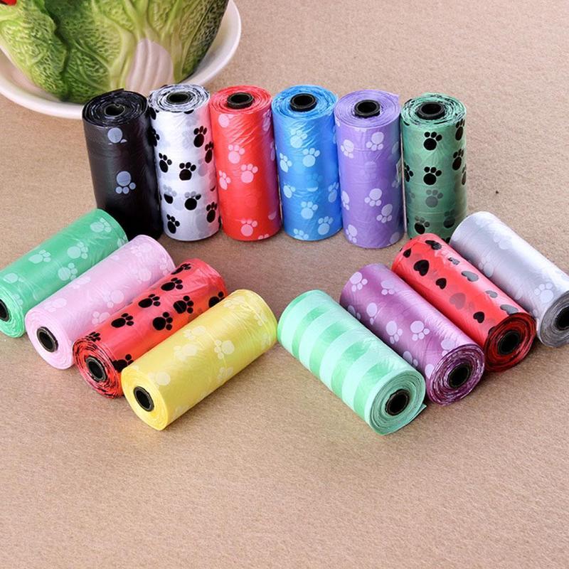 Product Introduction of 15pcs Pet Garbage Bag Cleaning Poop Bag Pet Trash Bags C2S0 32