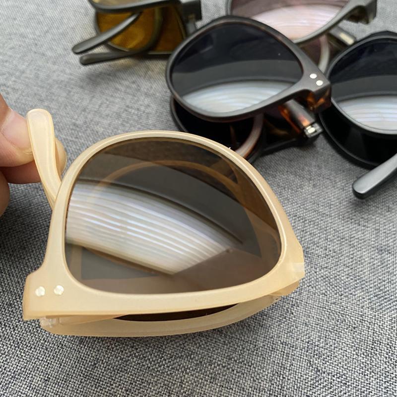 Product Introduction of Kính Râm Gấp, Thời Trang Nữ Mới, Kính Thiết Kế Thương Hiệu, Kính Hình Bầu Dục, Phong Cách Cổ Điển Dành Cho Nữ, Bảo Vệ UV400 14