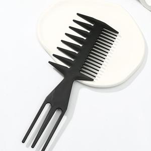 Peine de dientes anchos 3 en 1, Peine de estilizado de doble cabeza profesional, Cepillo para peluquería para uso en salón y hogar, Herramientas de estilizado del cabello para mujeres y hombres, Regalo