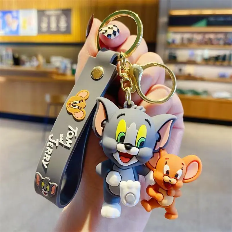 Dây Chuyền Chìa Khóa Tom Và Jerry, Thiết Kế Sáng Tạo, Búp Bê Mặt Dây Chuyền Dễ Thương, Móc Chìa Khóa Hoạt Hình, Đồ Trang Trí Ba Lô Cặp Đôi Tom, Có Ngày Tháng Năm 2025