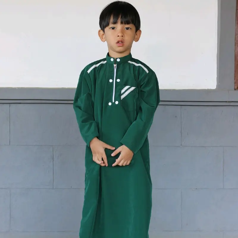 jubah gamis anak laki-laki usia 1-14thn Setrip 5