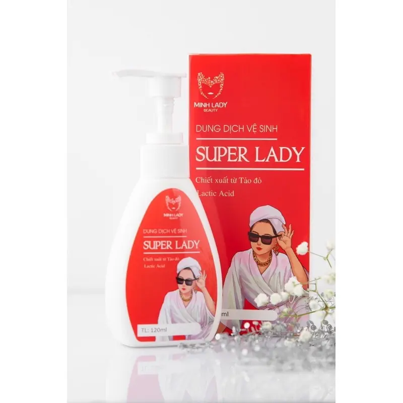 DUNG DỊCH VỆ SINH NỮ-NAM TẢO ĐỎ MINH LADY MẪU MỚI