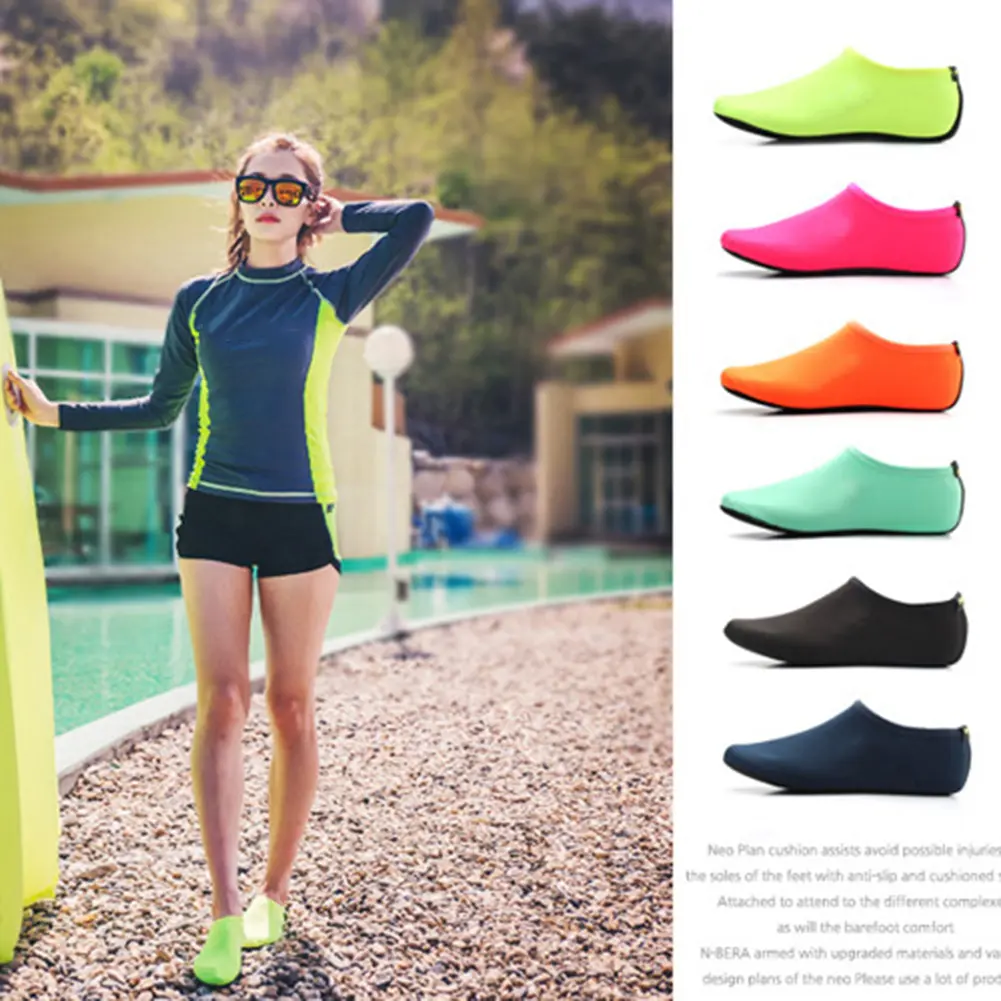 [wnb] Summer Beach Diving Sport Scuba Socks Non-Slip Barefoot Protector Skin Shoes