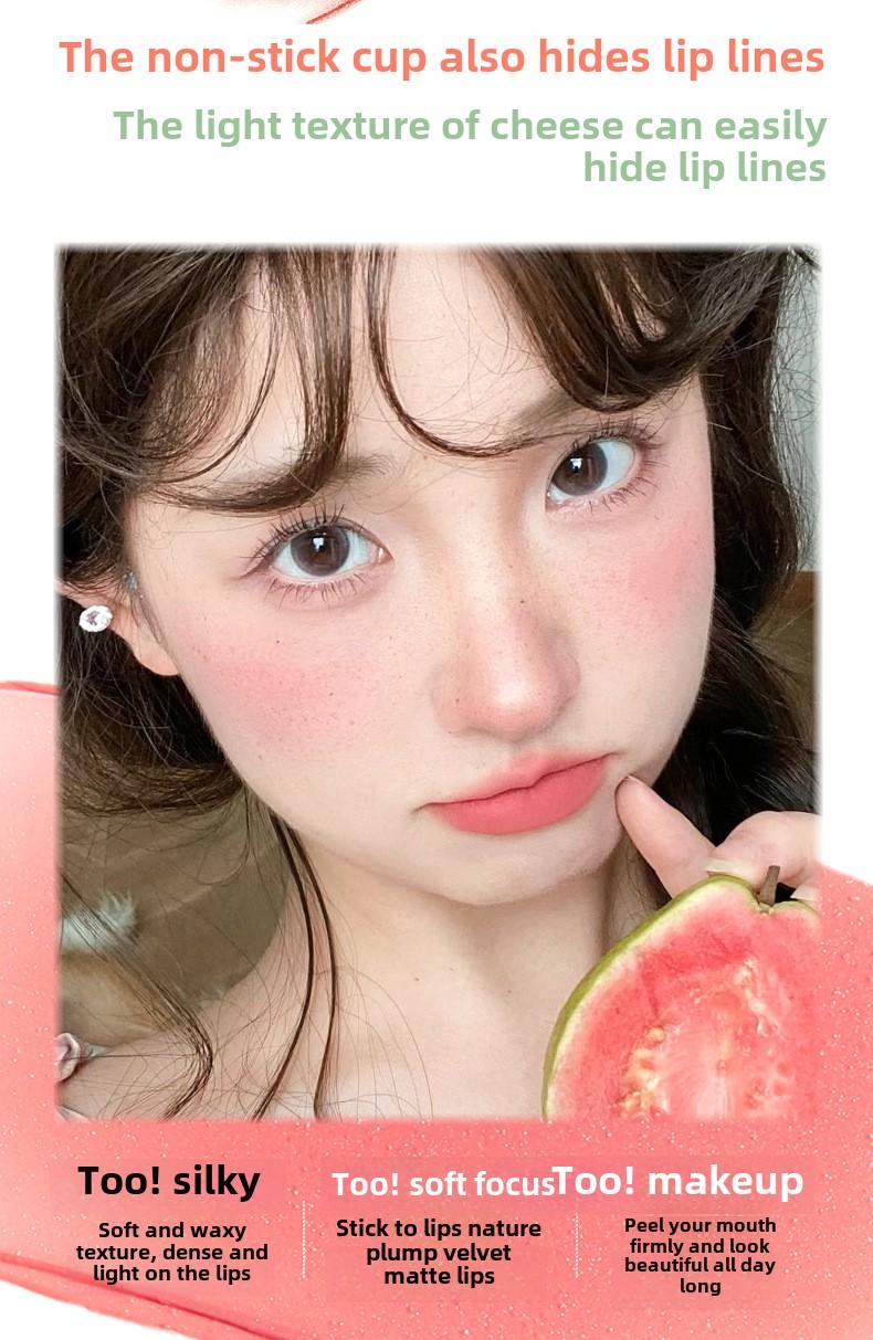 Product Introduction of xixi Manta Flower Velvet Matte Lip Glaze 2 pieces 80% off Velvet matte matte surface is not easy to stain the cup, whitening and not picky about skin color 3