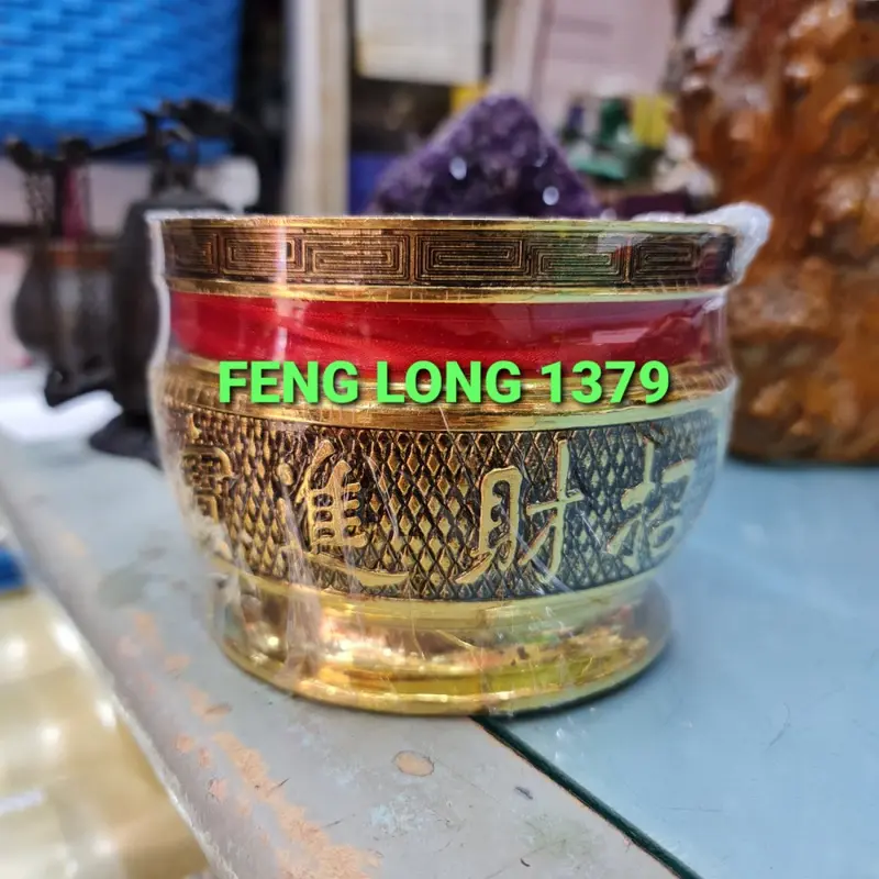 Hiolo | Tempat Bakar Dupa Bahan Kuningan Import China Ukuran 3,5" / 3,5 Inci 2