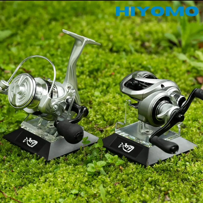 LINNHUE Fishing Reel Display Holder Stainless Steel Spinning Baitcasting Reel Stand Rack Support Storage Non Slip Durable Fishing Accessories