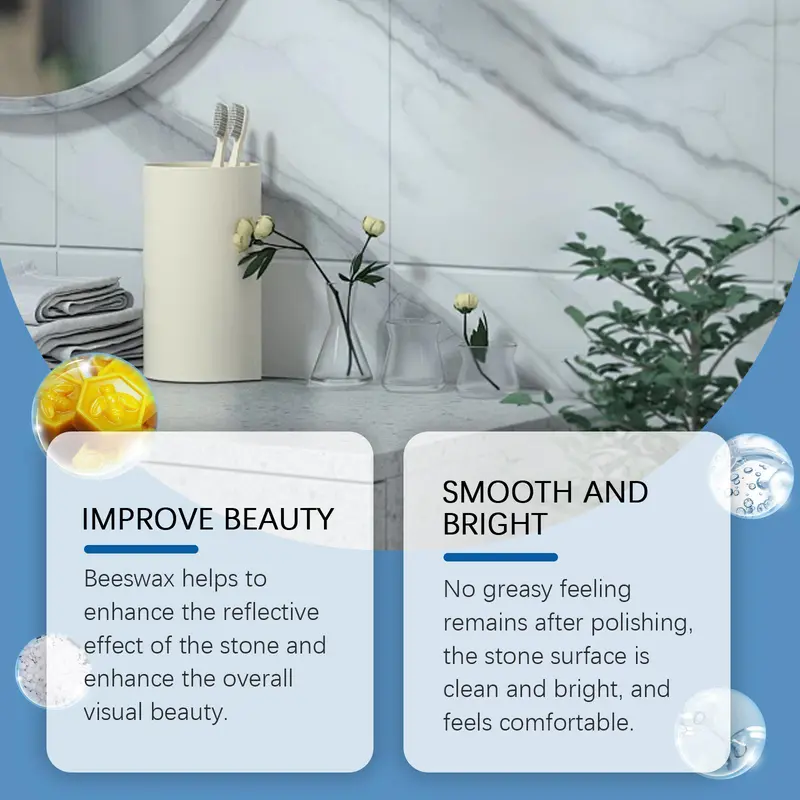 Stone Care Cream, Tile & Stone Maintenance Floor Refurbishment Cream, Floor Care Cream, Professional Paint Supplies & Tools 5