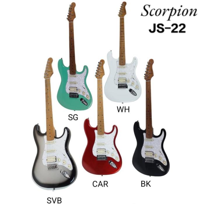 Jual Scorpion JS22 JAGUAR SERIES Electric Guitar - Gitar Elektrik JS-22 ...