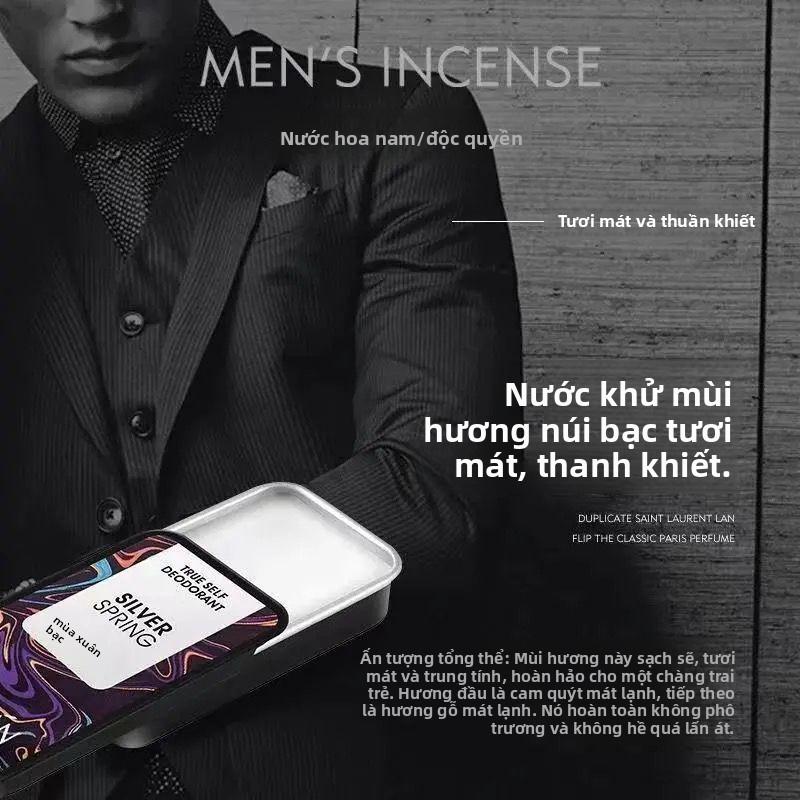 Combo 3 Mùi Hương Nước Hoa Khô Mediann Dạng Sáp Nhỏ Gọn Và Tiện Lợi Dành Cho Nam Và Nữ Mỹ Phẩm Độc Quyền