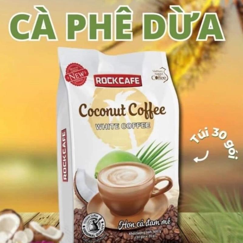 ( 1 BỊCH) CÀ PHÊ DỪA ( 30 gói x 20g)