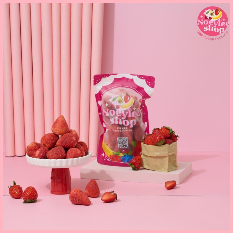 Product Introduction of จัดส่งจากกทม [โปร99฿]สตอเบอร์รี่อบกรอบฟรีซดราย80g. 0