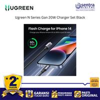 Gambar Ugreen 20W GaN Charger 65003 Black Fast & Safe Power Delivery USB-C Adapter for Phone and Tablet dari Sentra Digital Kota Surabaya 4 Tokopedia