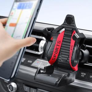 Soporte para teléfono de coche, Soporte para teléfono en la rejilla de ventilación del coche, Soporte para teléfono de coche giratorio de 360 grados, Accesorios de interior para coche, SUV, Camión