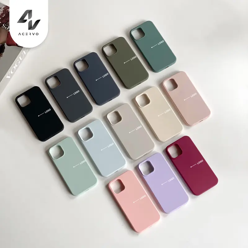 Silicone iPh*ne Case Full Cover Bludru Soft Case for 15 - 16 Series Easy to Clean Casing 1