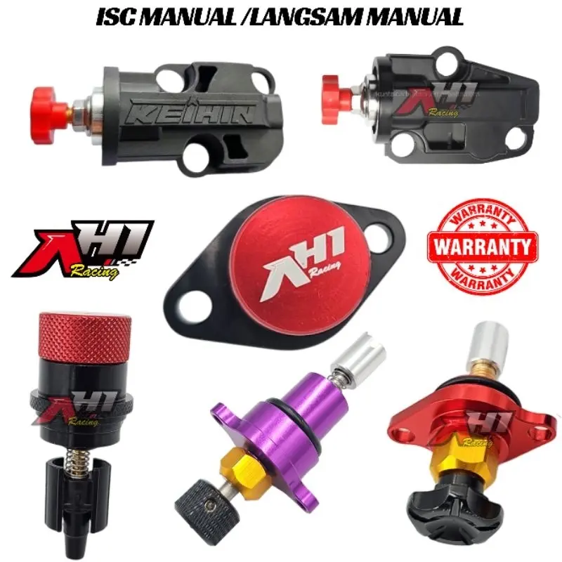 ISC IDLE SPEED CONTROL SETELAN LANGSAM MANUAL AEROX 155 NMAX VARIO BEAT SCOOPY SONIC CB150 CBR 150 PCX ADV CBR NINJA 250 XEON RC MIO M3 MIO J MIO GT XRIDE FINO FI XEON GSX 150 SATRIA FU Fi CRF SUPRA GTR 150 ISC THROTTLE BODY AH1 RACING 0