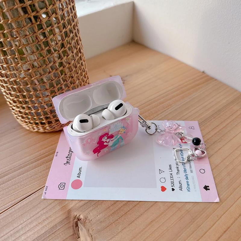 Product Introduction of Cute Cartoon Disney Snow White Alice Mickey Mouse Labubu Earphone Case For Airpods 4 1 2 3 Pro 2 Protective Soft TPU Cover 13
