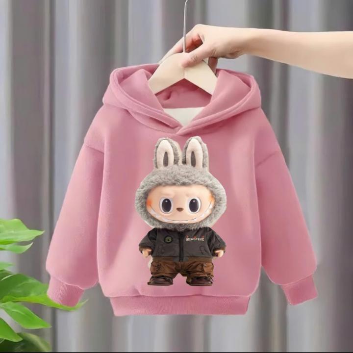 Product Introduction of Áo Nỉ 6-30kg Cho Bé In HÌnh Labubu Ngộ Nghĩnh Chất Nỉ Bông Mềm Mịn Ấm Áp aohoodie  chobetrai 31