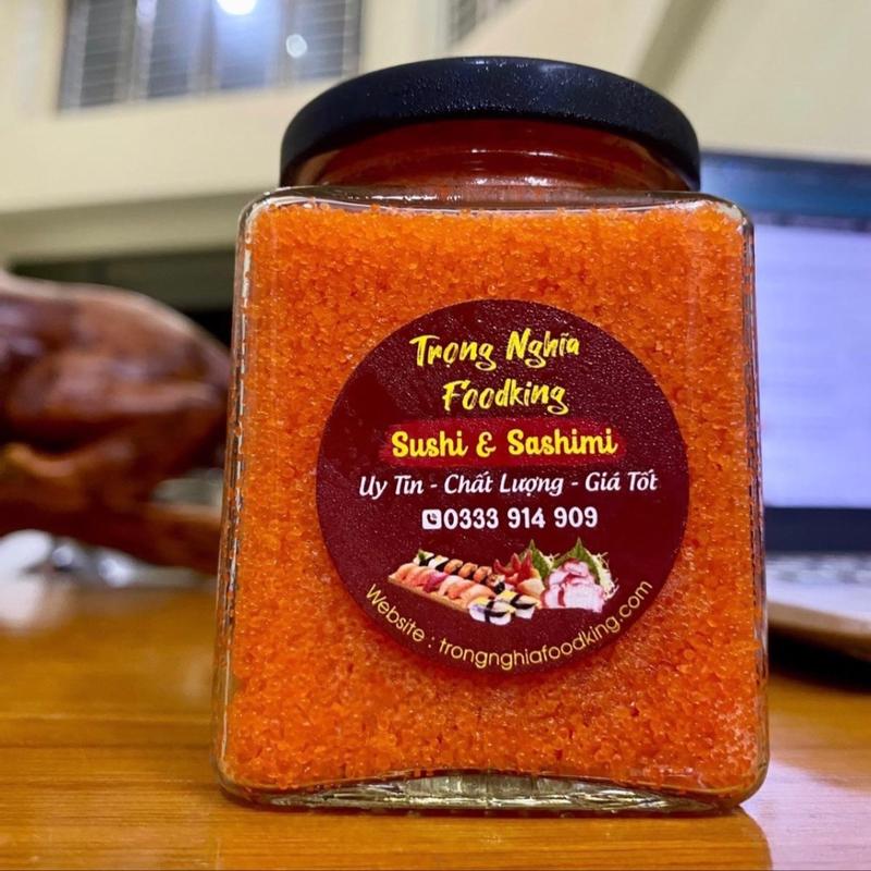 Trứng cá chuồn Tobiko 220gr dùng làm sushi, cơm cuộn, hoặc rắc lên cơm, cháo - Food - Gia Vị