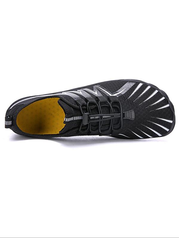 1 Pair Women's Lightweight Breathable Water Shoes, Geometric Pattern Patchwork Design Outdoor Activities Shoes for Hiking, Fishing, Surfing, Swimming, Summer 2024 Trendy Shoes for Women 2