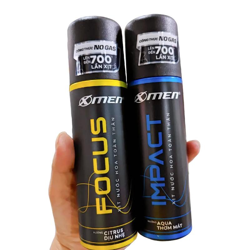 Nước Hoa Xịt Toàn Thân Xmen Mẫu Mới, lẻ 1 chai, date mới 0