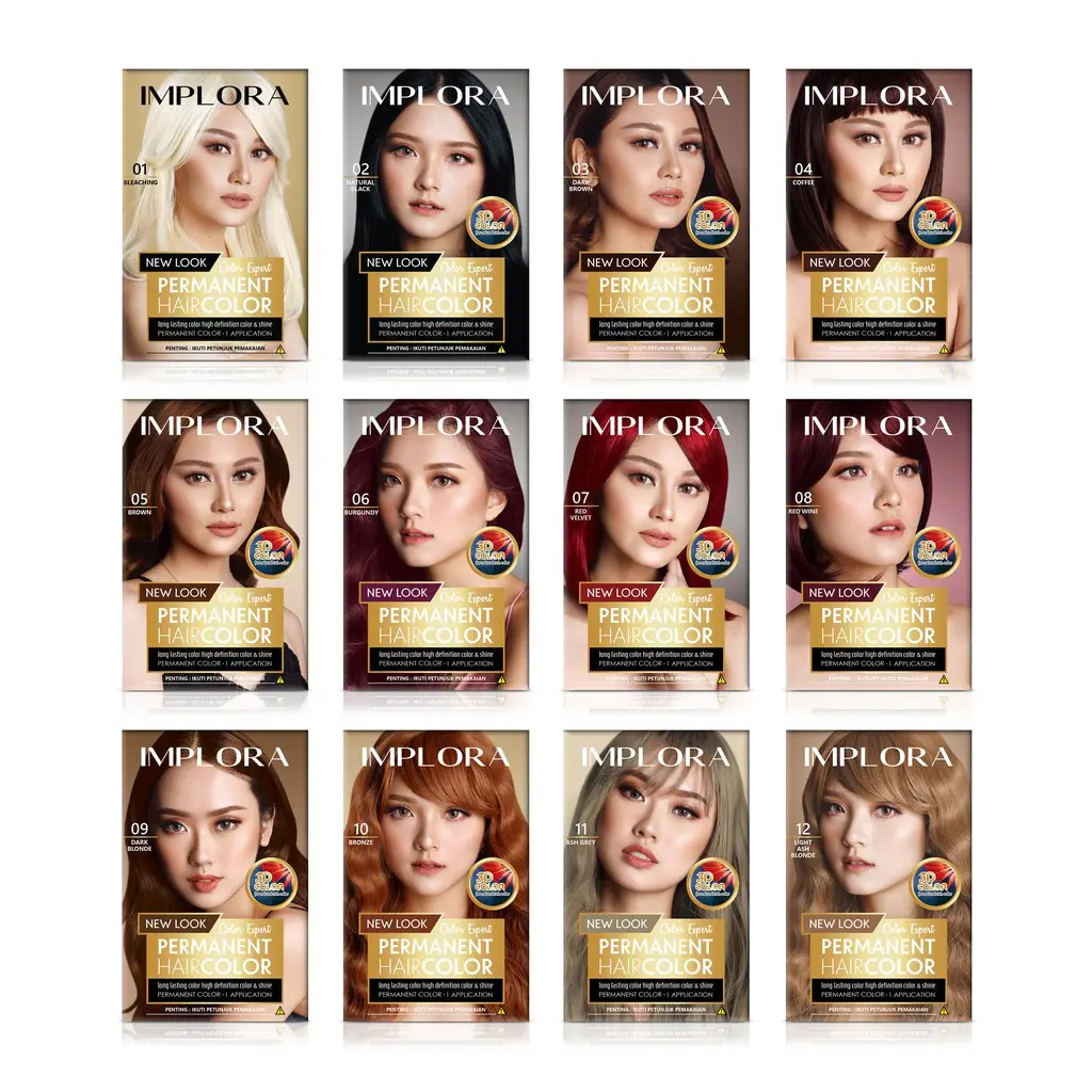 Implora New Permanent Hair Color Semir Rambut