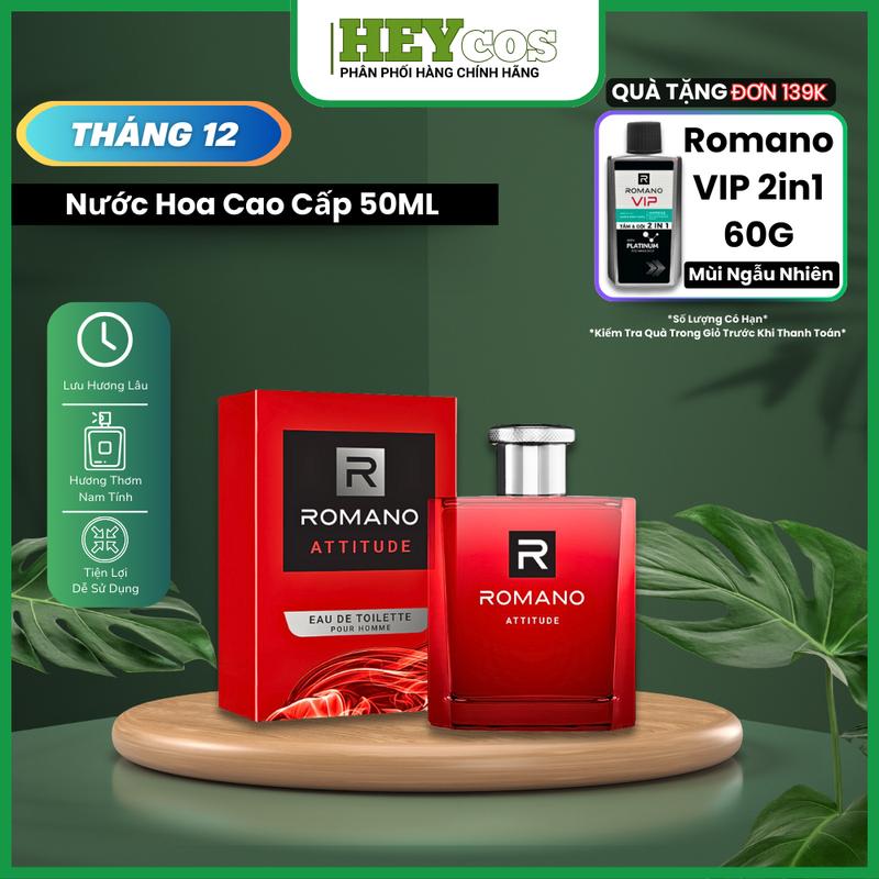 Nước hoa cao cấp Romano chính hãng dành cho nam giới 50ml/100ml Perfume Cosmetic Mỹ Phẩm