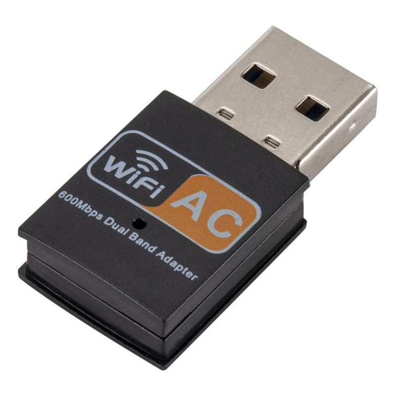 Product Introduction of 600 Mbps 2.4-5Ghz USB Dual Band Wireless Adapter WiFi Dongle 802.11 AC Laptop PC 4