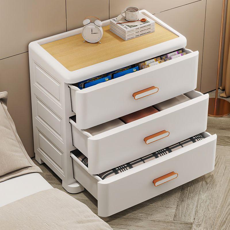 Thickened Storage Cabinet, Organizer Cabinet, Household Snack Storage Box, Bedroom Plastic Five-Drawer Cabinet, Storage Cabinet, Drawer Style 2