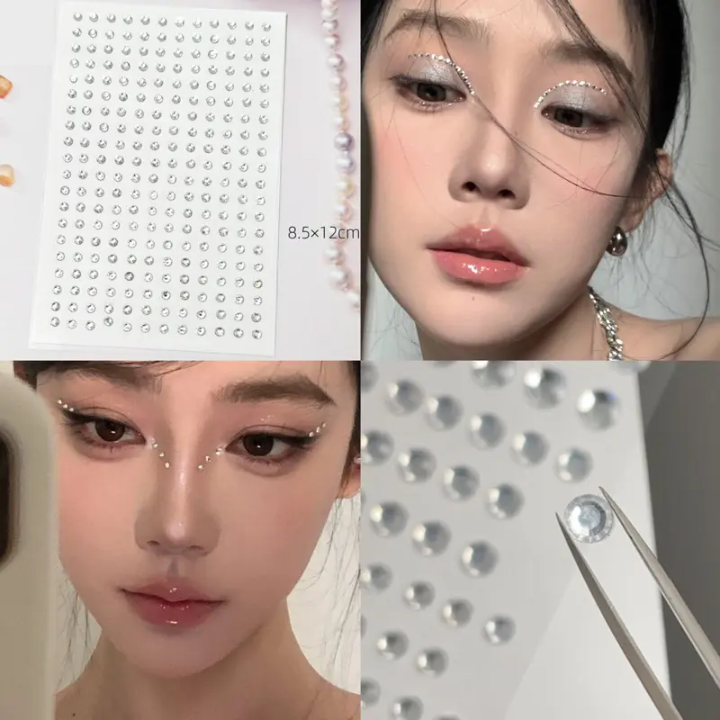 Đá đính mặt trang điểm/makeup bling bling tấm 240 hạt 0