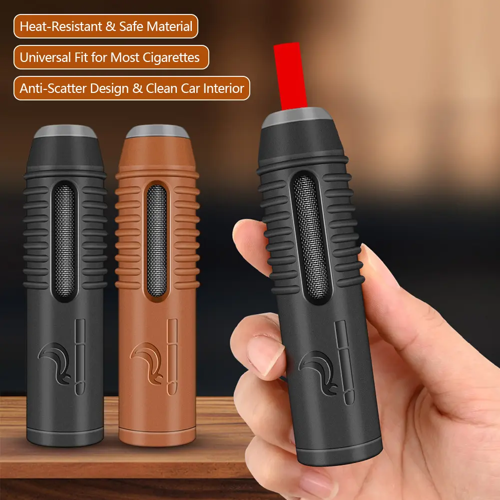 cigarette ash catcher Amazon.com: TELON Portable Ashtray with Lid, Catching Holder, Windproof Fireproof Ash Tray Handheld Cigarettes Ash Holder for Car Office Home Indoor Outdoor Double Deck CNC Aluminum Alloy (Gray) : Everything Car Cigarette Anti-spill Ashtray Ash