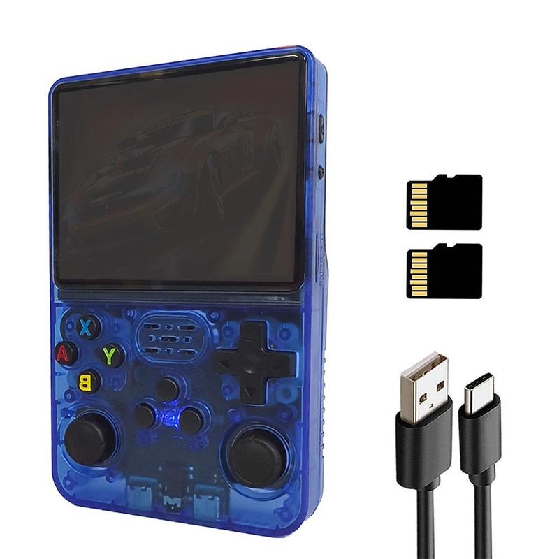 32GB+64GB Handheld Game Console, Portable 3.5 Inch Screen Handheld Game Console, Long Battery Life Game Console for Home & Office, Stocking Fillers Gift 1