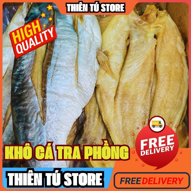 Khô cá tra phồng 1kg Thiên Tú Store đặc sản miền tây ngon nhiều dinh dưỡng cá khô nổi tiếng ngon