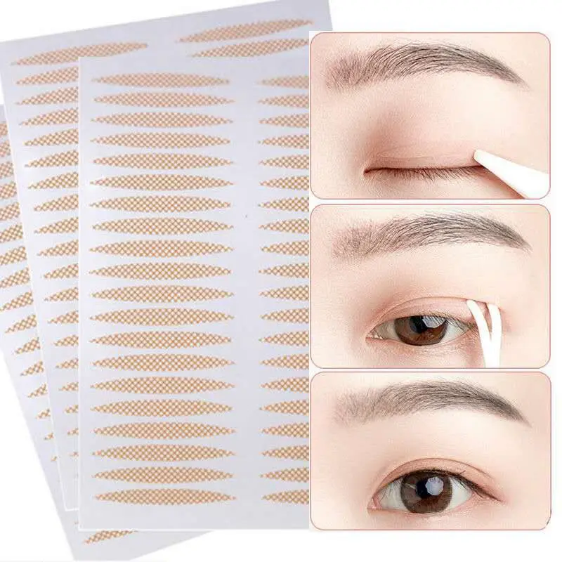 ✨newfashiongoods✨1 Sheet (40pcs) Olive-shaped Double Fold Eyelid Shadow Tape Sticker Eyelid Paste-shaped Invisible Beauty Tool new