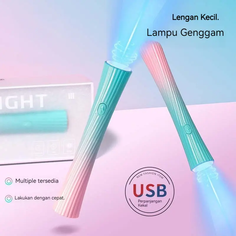 Lampu Pena UV/Lampu UV Tangan/Lampu Pengering Cat Kuku Manikur Lampu Pena UV/Lampu UV Tangan/Lampu Pengering Cat Kuku Manikur Nail Perawatan 3