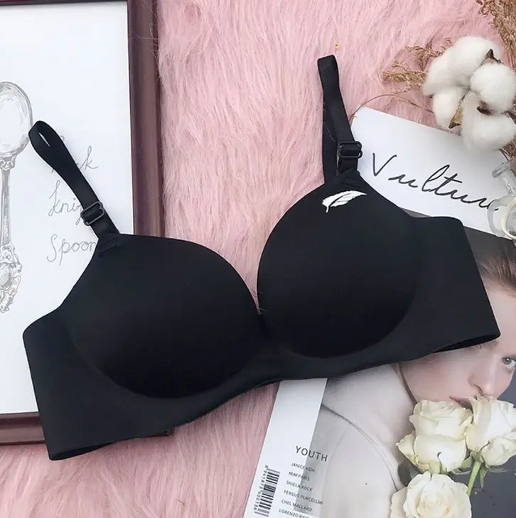 [Mã 42] Sét 3 Áo Lót Nữ Lông Vũ Đúc Su MILICEN Đệm Dày Bàn Tay Nâng Ngực 42 Bra Top 5