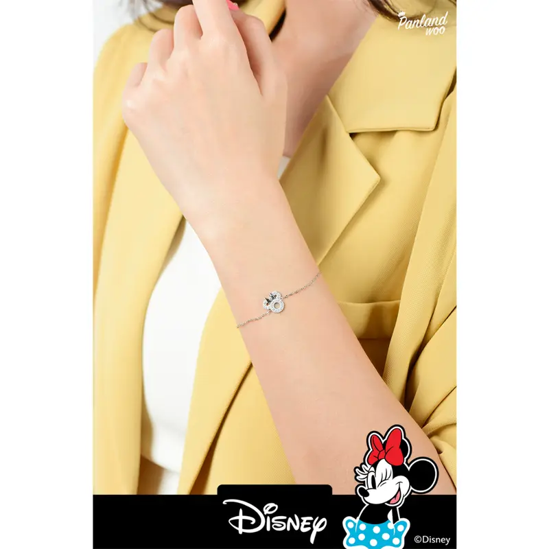 Panlandwoo - Mickey & Minnie Mouse Collection - Gelang Tangan Titanium Wanita Fely Ribbon 5