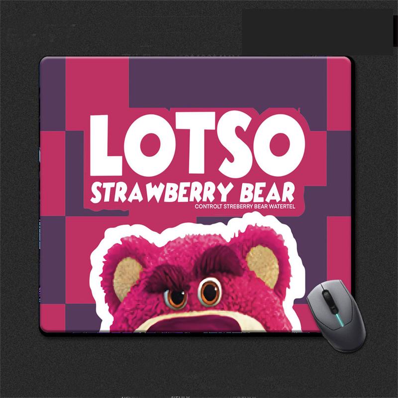 Product Introduction of Mouse Pad Mousepad Keyboard Sticker Cute Character Karakter Lucu Strawberry Bear 17