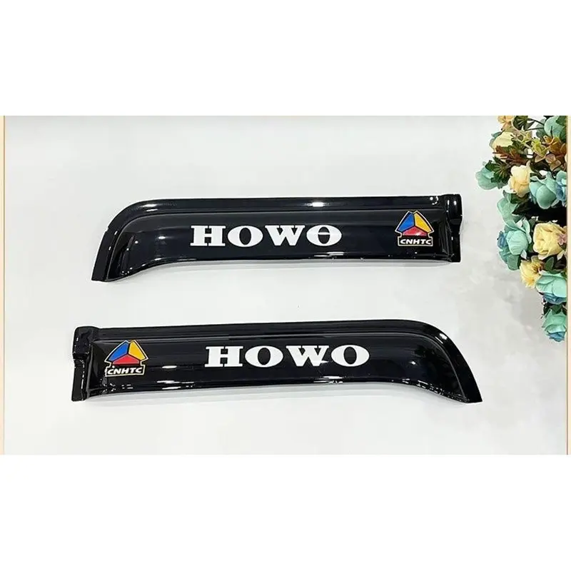 Vè che mưa xe tải Howo 4 chân ben 371 và Howo 380 - Phụ kiện che chắn cửa kính xe tuyệt vời 2