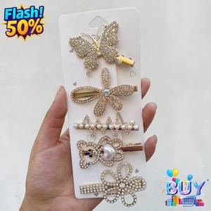 กิ๊บติดผม สไตล์เกาหลี มาใหม่ 2566 ดีไซน์เรียบง่าย กิ๊บข้าง กิ๊บติดผมมุกขนนก สำหรับผู้หญิง ดีไซน์สวย เหมาะสำหรับผู้หญิง