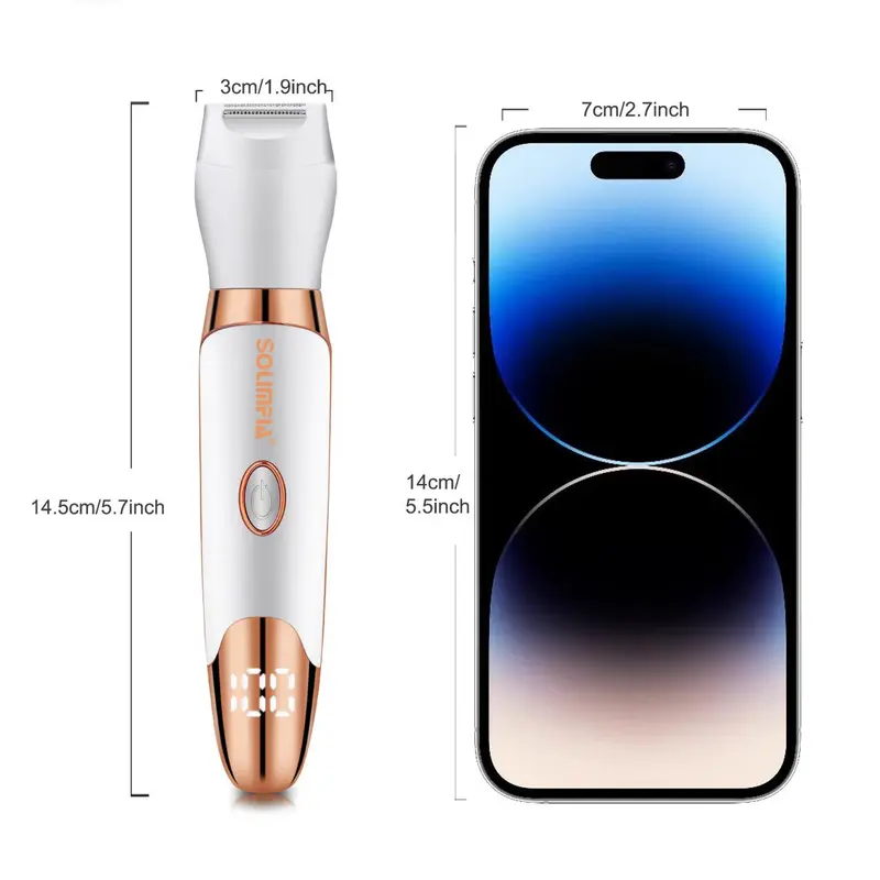 5-In-1 Electric Hair Removal Tool, 1 Count Portable Rechargeable Hair Trimmer for Arms, Legs, Underarms, Bikini Areas, Professional Hair Removal Tool for Women 1