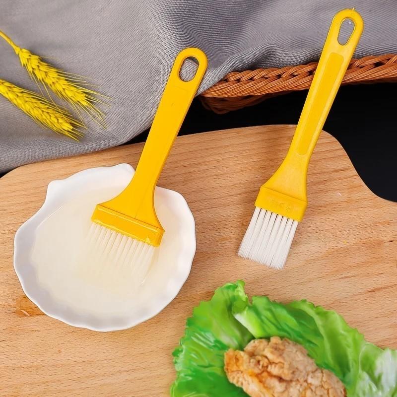 Oil Barbecue Brush Baking Pastry Cooking Oil Brushes High Temperature Resistant Plastic Handle 3
