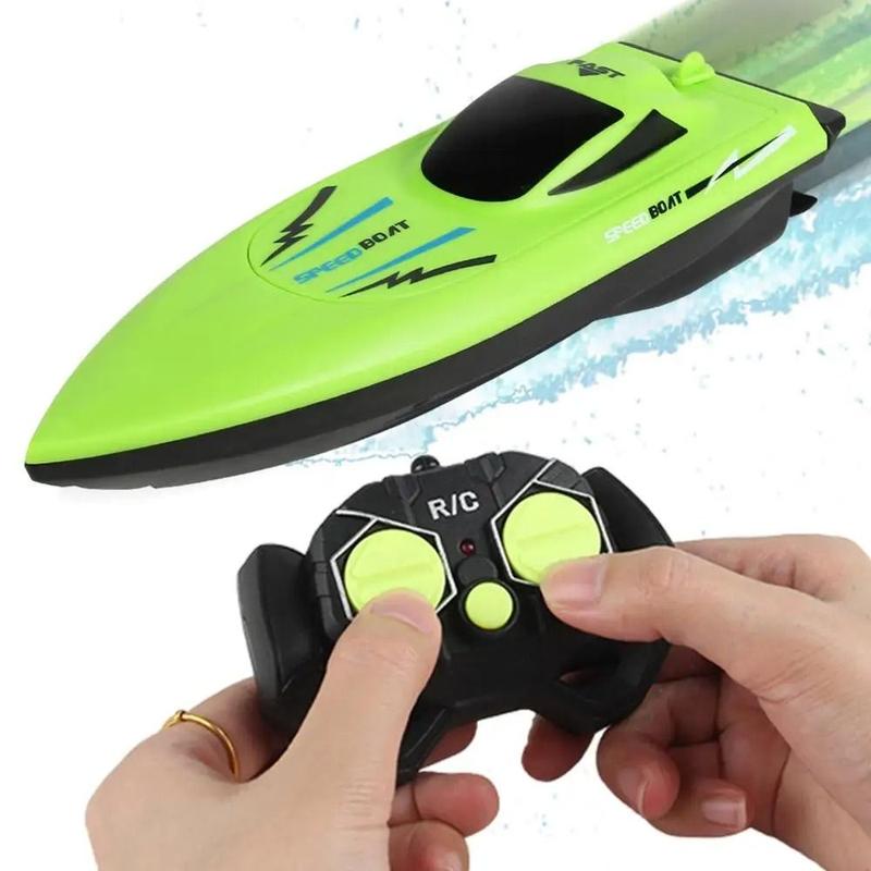 Product Introduction of Birthday Gift High Speed Remote Control Boat Waterproof Long-lasting Racer RC Boats Electric Sailing Boat Wireless Speedboat Toy Summer Water 7
