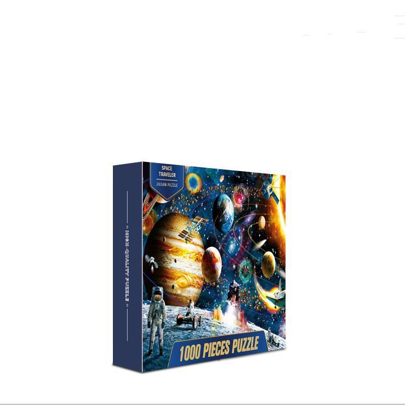 Product Introduction of Passengers Magnetic 3D Paper Puzzle 1000 Fidget Toys For Adults Children Over 7 years Old Board Game Decompression Toy 0