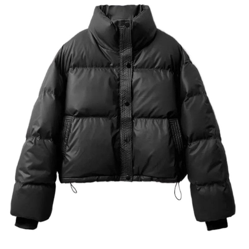 (BẢO HÀNH) Áo phao da dáng ngắn mã hot 2024- SHOP HƯƠNG MIU Nữ Croptop Top