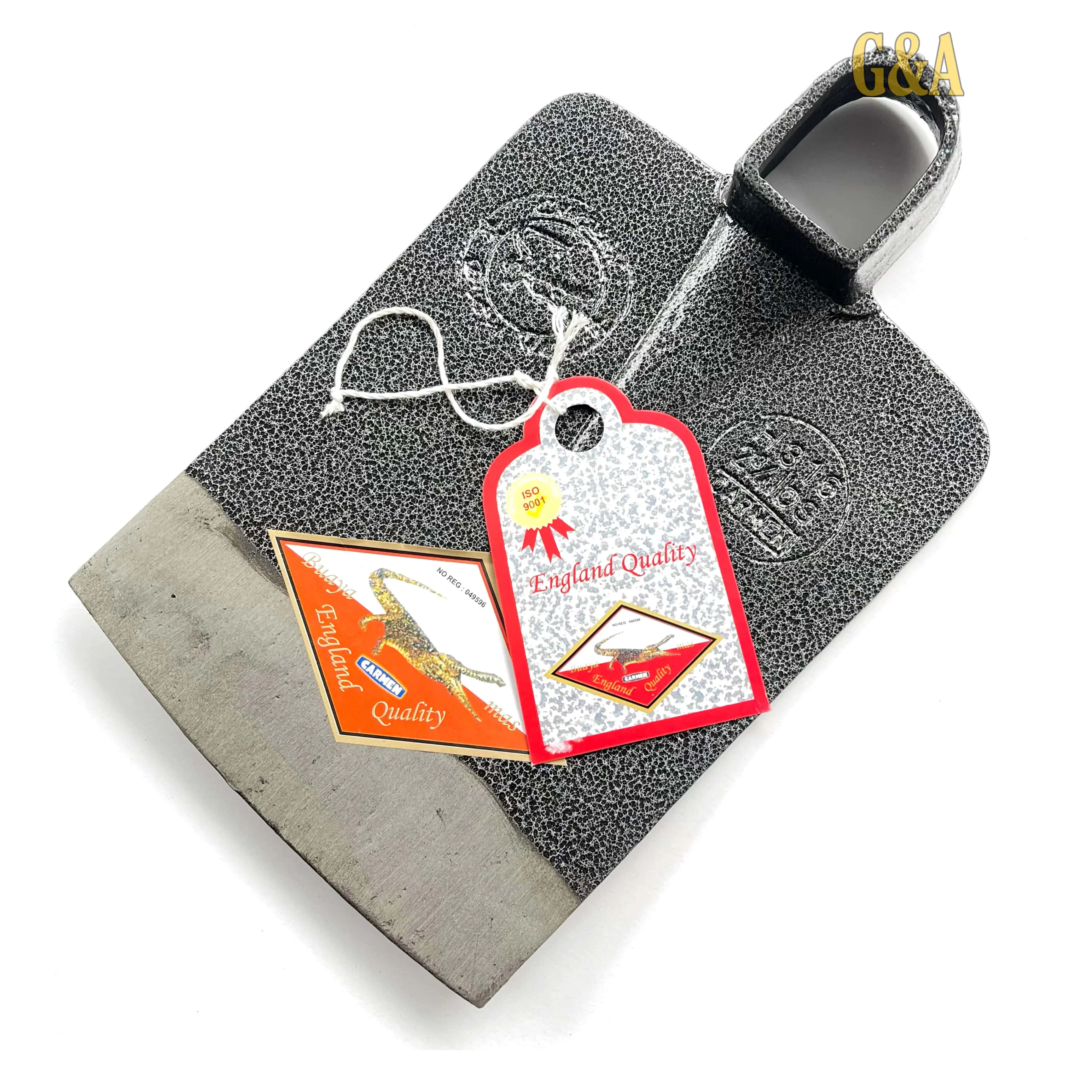 Cangkul Cap Buaya Mas Asli Grade A1 Anti Lengket - Cangkul Buaya Carmen NO1 Motif Tutul - Pacul Pacol Tanah Tahan Karat Produk Import England Quality