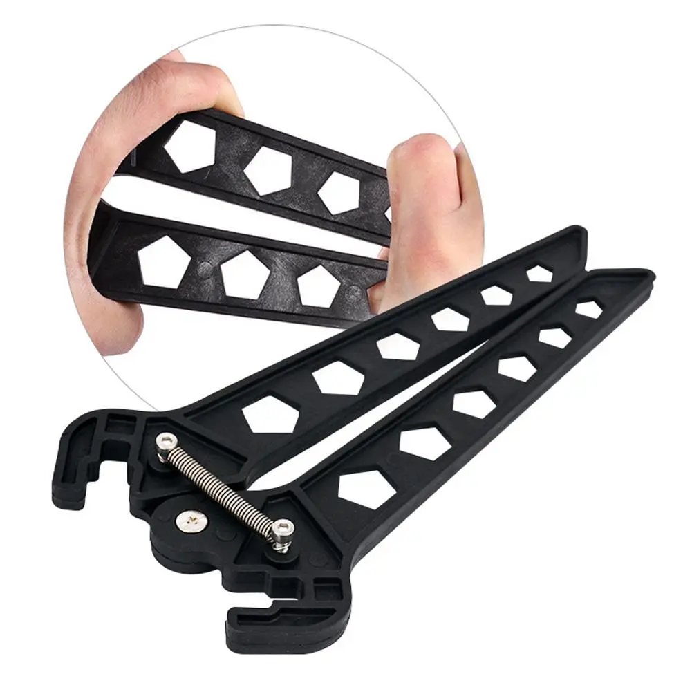 Figure Eight Bow Stand Black Folding Holder Kick Rack Support Spring Design High Performance High Quality Hot Sale