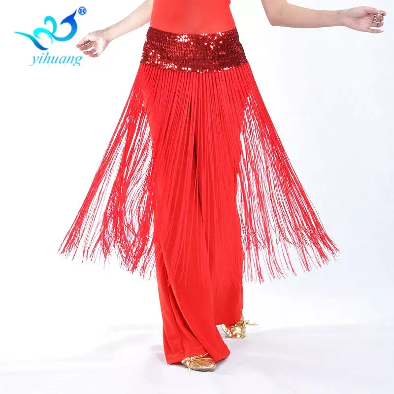 belt belly dance tassel model rumbai manik aksesoris fitness / zumba Baju 0